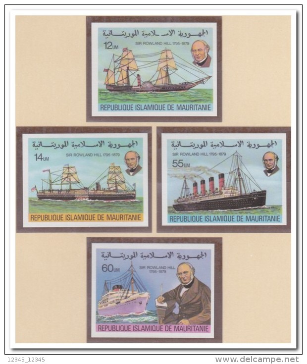 Mauritanië 1979 Imperf., Postfris MNH, Ships - Mauritanië (1960-...)