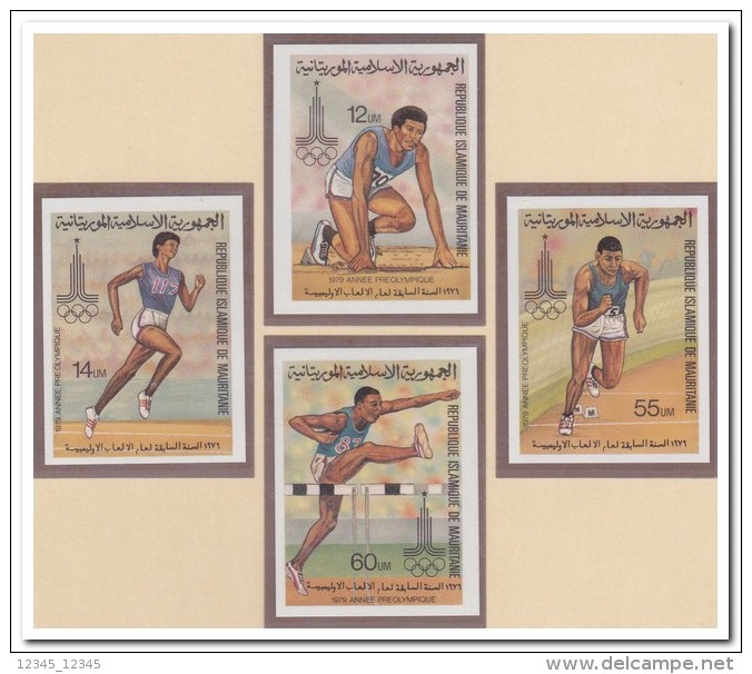 Mauritanië 1979 Imperf., Postfris MNH, Athletics, Sport - Mauritanië (1960-...)