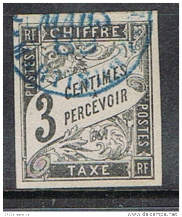 COLONIE GENERALE TAXE N°3  Oblitération De Martinique  TB - Postage Due