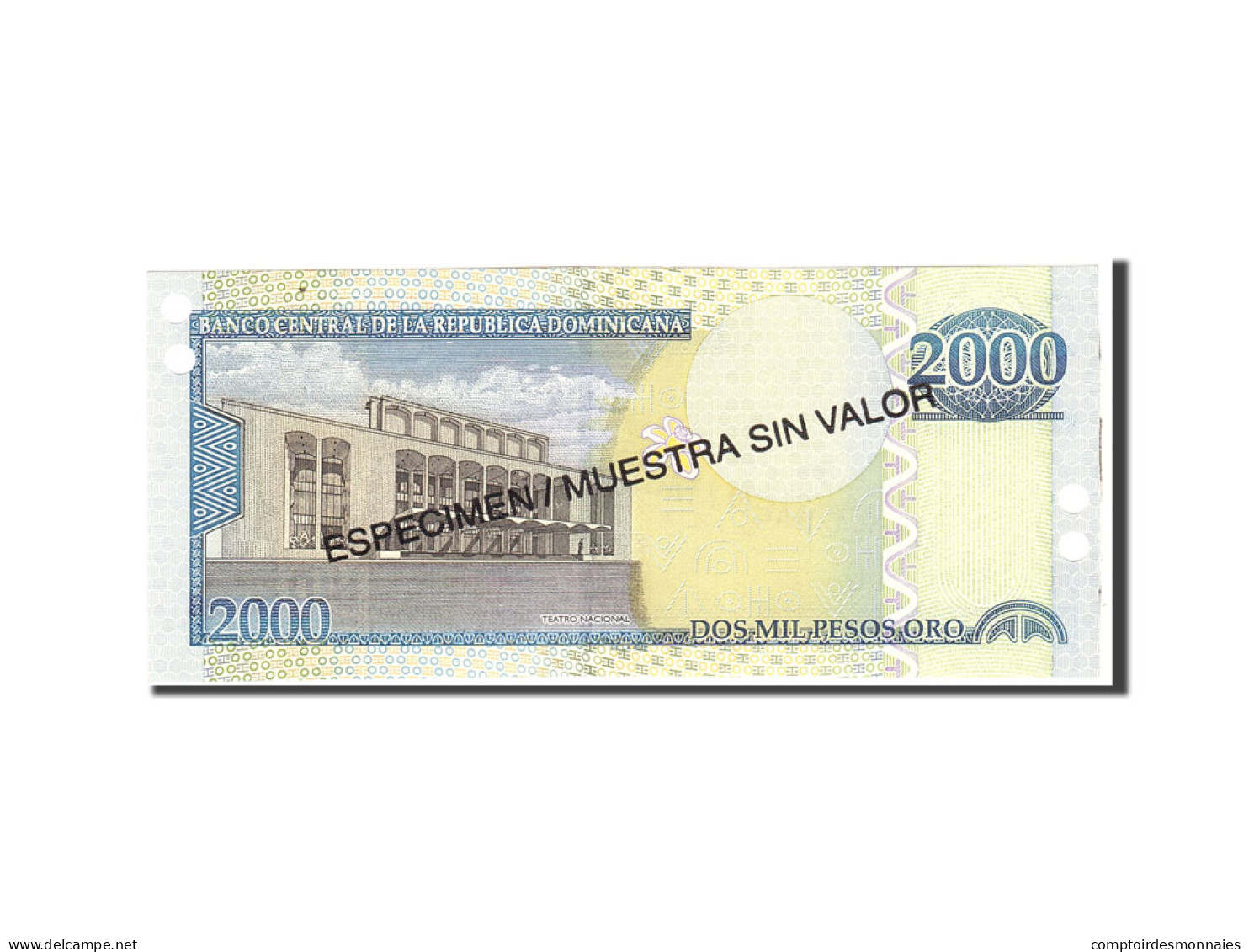 Billet, Dominican Republic, 2000 Pesos Oro, 2002, Undated, KM:174s1, NEUF - Dominikanische Rep.
