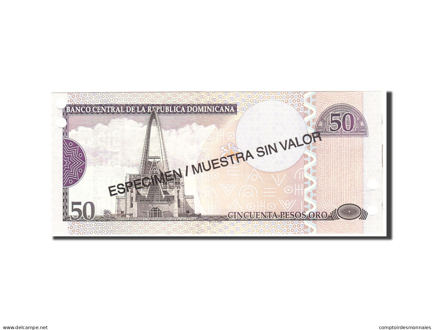 Billet, Dominican Republic, 50 Pesos Oro, 2002, Undated, KM:170s2, NEUF - Dominikanische Rep.