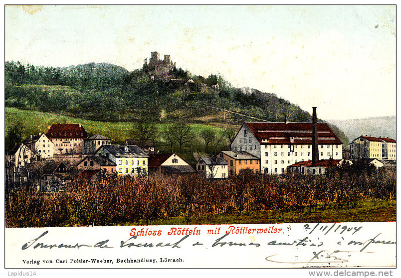 AC 630 - C P A -ALLEMAGNE - SCHLOSS ROTTELN MIT ROTTLERWEILER - Leutkirch I. Allg.