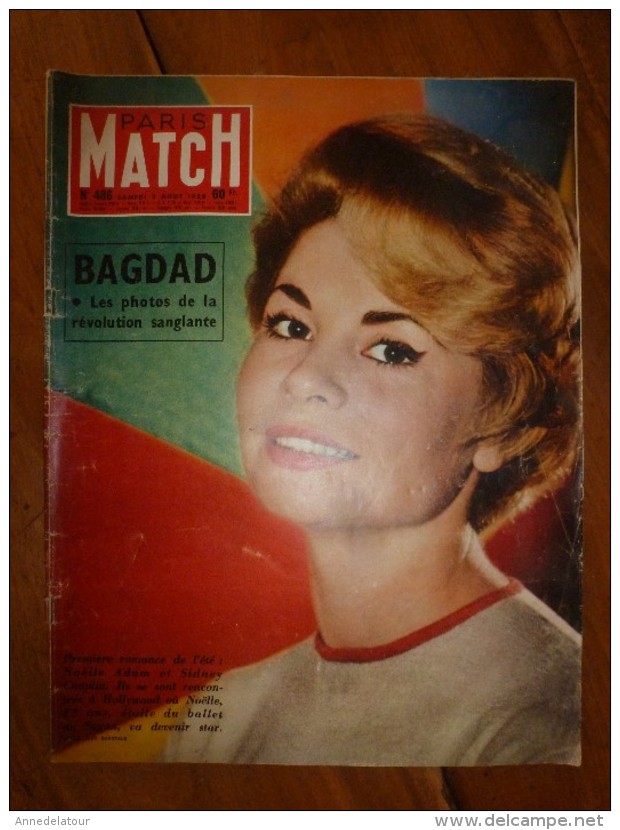 1958 PARIS-MATCH: Bagdad; Amman;St-Tropez;Chamonix; Mr & Mme Gaul à Bettembourg;Charlie Chaplin; VENISE; Etc - Informaciones Generales