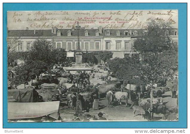 CPA LABOUCHE 444  - Métier Marchands Ambulants Le Marché Aux Bestiaux SAINT GAUDENS 31 - Saint Gaudens