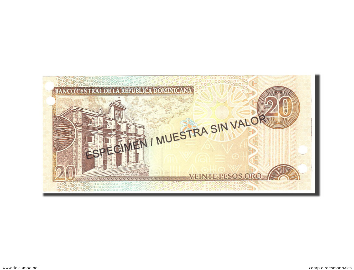 Billet, Dominican Republic, 20 Pesos Oro, 2002, Undated, KM:169s2, NEUF - Dominicaine