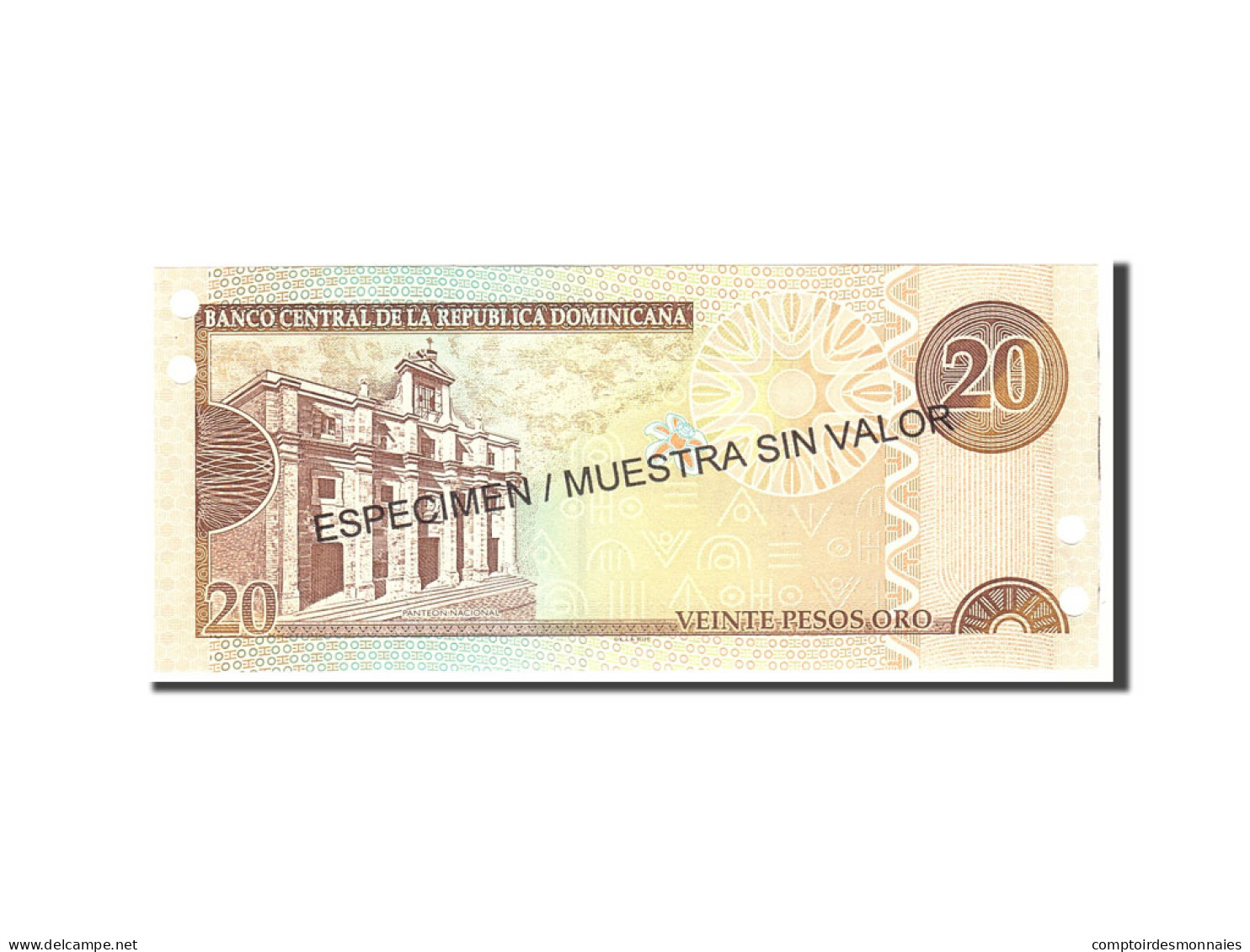 Billet, Dominican Republic, 20 Pesos Oro, 2003, Undated, KM:169s3, NEUF - Dominicaine