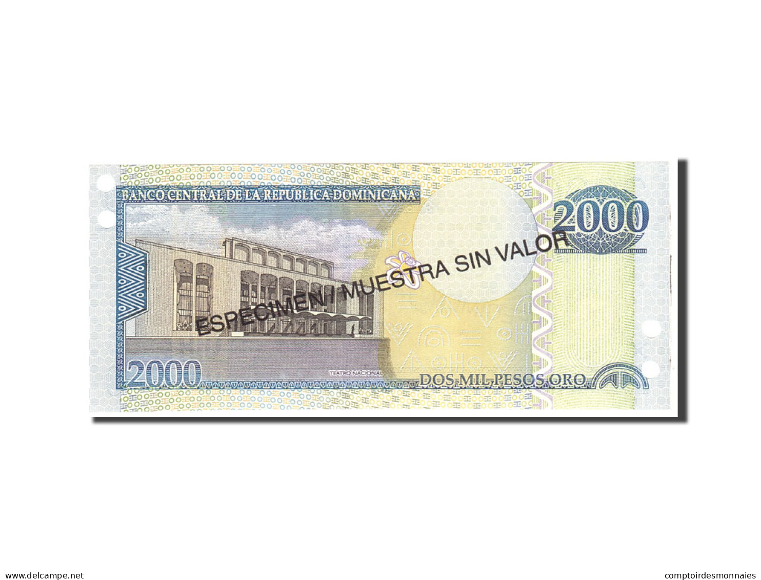 Billet, Dominican Republic, 2000 Pesos Oro, 2003, Undated, KM:174s2, NEUF - Dominicana