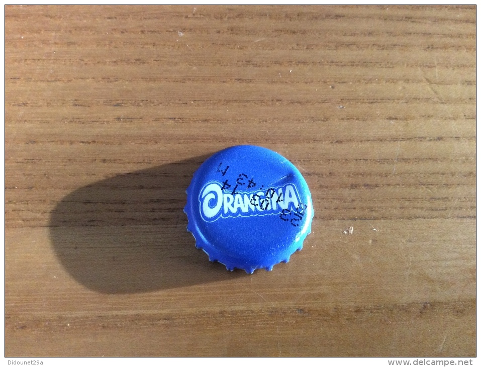 Capsule De Soda ** "ORANGINA" écriture Blanc Sur Fond Bleu TF - Soda