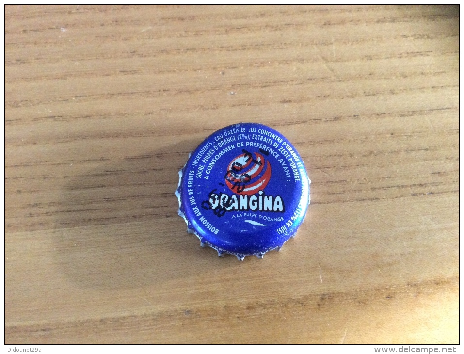 Capsule De Soda "ORANGINA A LA PULPE D'ORANGE" TF AIX EN PROVENCE (13) Type 2 - Soda