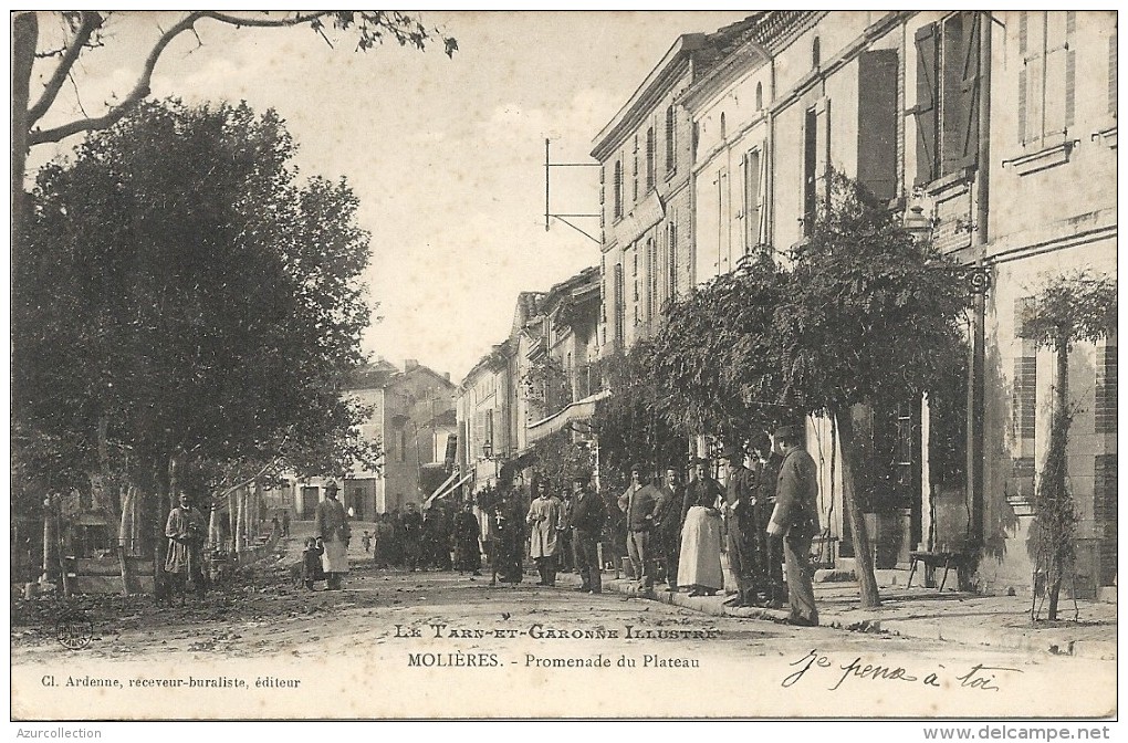 MOLIERES . PROMENADE DU PLATEAU - Molieres