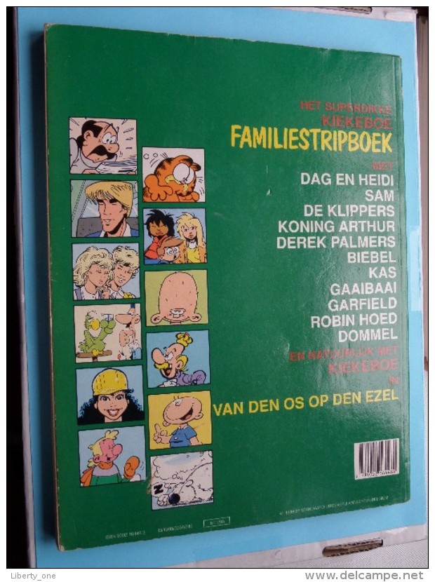 Familiestripboek Met Een Nieuw Kiekeboe Verhaal ( 1/11/90 - Standaard Uitgeverij ) KIEKEBOE ( Zie Foto's ) ! - Kiekeboe