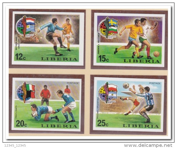 Liberia 1974 Imperf., Postfris MNH, Football, Sport - Liberia