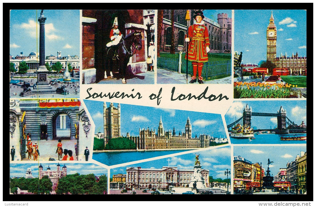 LONDON - Souvenir Of London  Carte Postale - Altri & Non Classificati