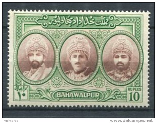 172 BAHAWALPUR 1948 - Yvert 15 - Emirs Khan - Neuf ** (MNH) Sans Trace De Charniere - Bahawalpur