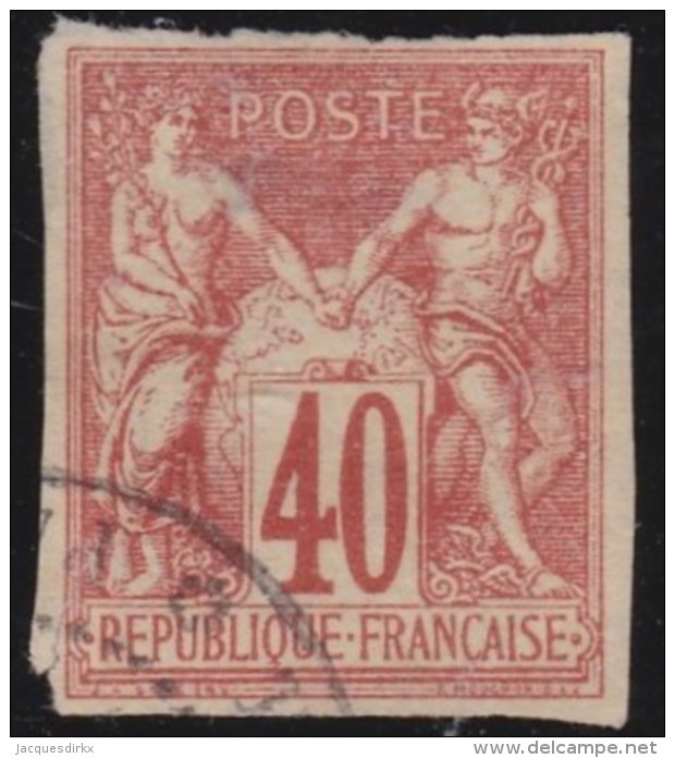 France   Colonies    .      Yvert  .    C    27           .          O       .              Oblitéré - Sage