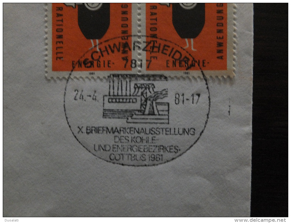 DDR Germany 4 Covers 4 Briefen Philatelistic Exhibitions Briefmarkenausstellung Commemorative Postmark Sonder Stempel - Other & Unclassified