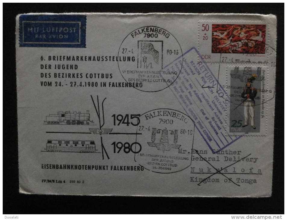 DDR Germany 4 Covers 4 Briefen Philatelistic Exhibitions Briefmarkenausstellung Commemorative Postmark Sonder Stempel - Other & Unclassified