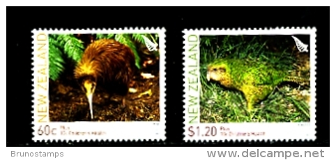 NEW ZEALAND - 2011  KIWI-KAKAPO  SET  MINT NH - Nuevos