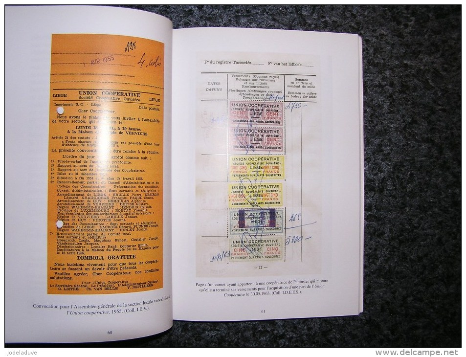 LA COOPERATIVE A VERVIERS Une Economie Solidaire de la Révolution Industrielle à nos Jours Régionalisme Commerce Usine