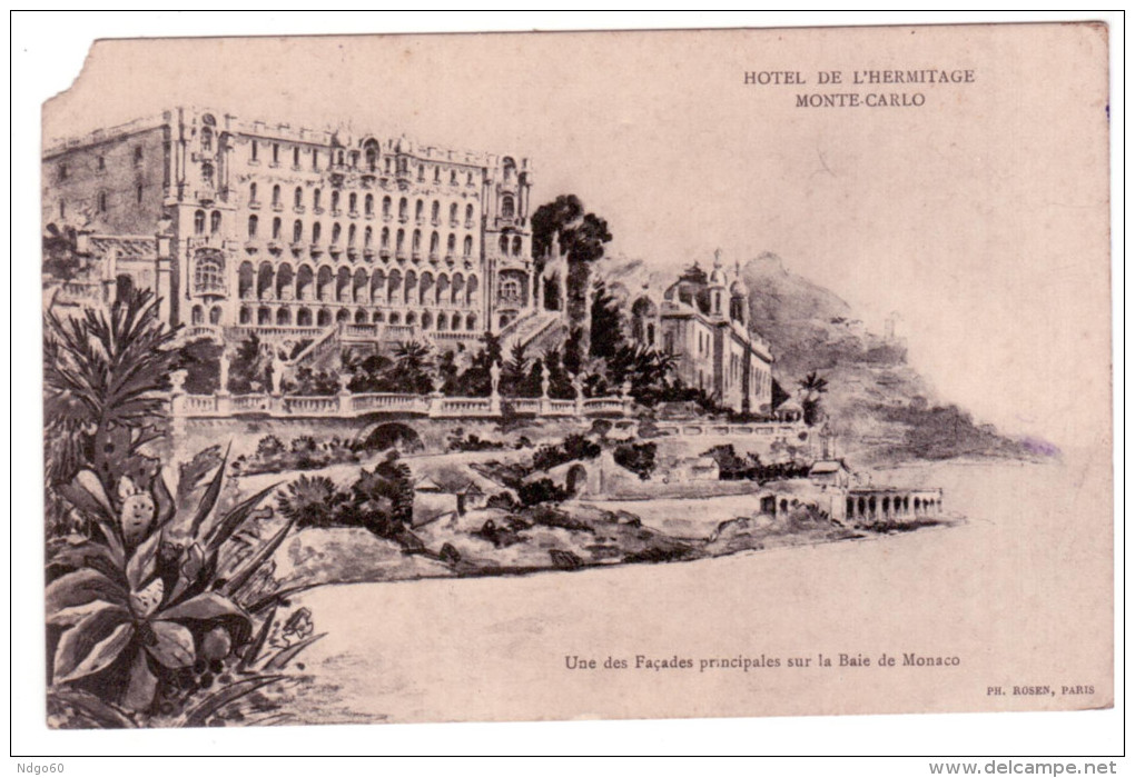 @ Monte Carlo - Hôtel De L'hermitage - Une Des Façade Principales - Hotels