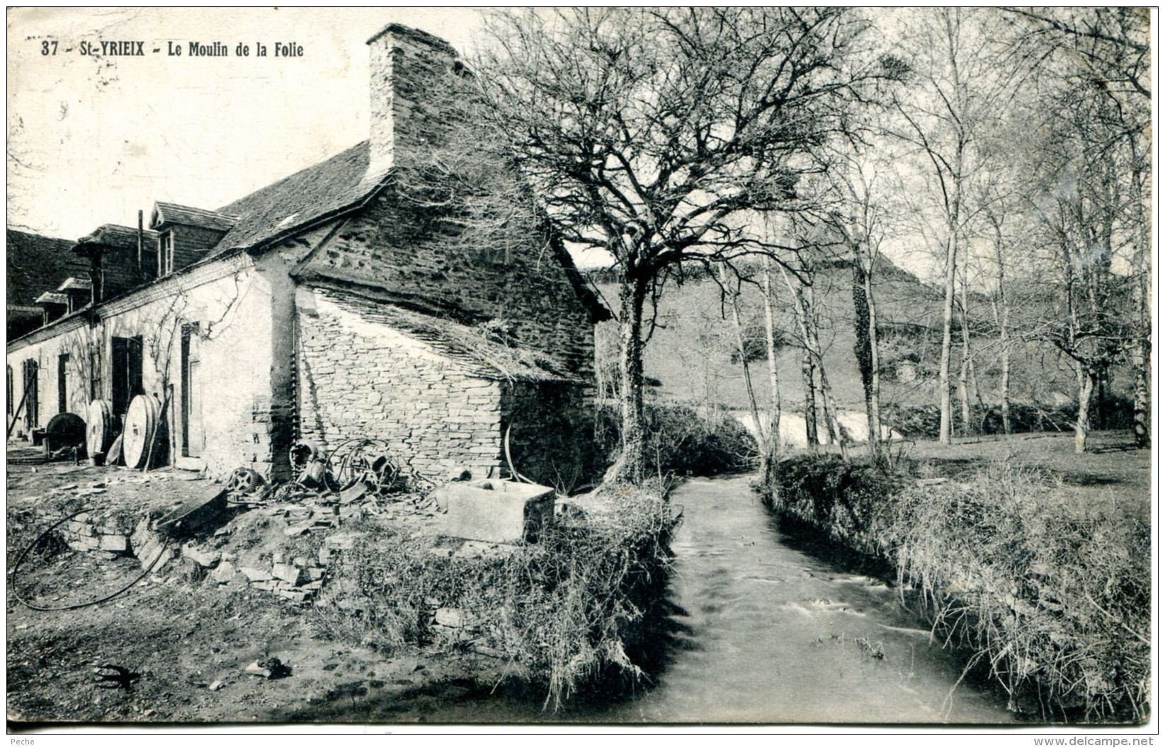 N°51194 -cpa St Yrieix -le Moulin De La Folle- - Moulins à Eau