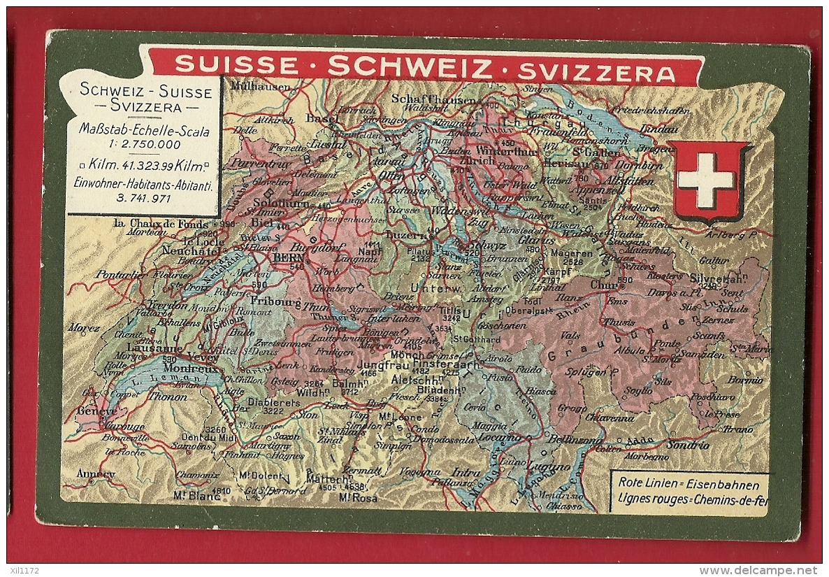 HBO-19  Panorama Schweiz Suisse Svizzera. Nicht Gelaufen - Laufen-Uhwiesen 