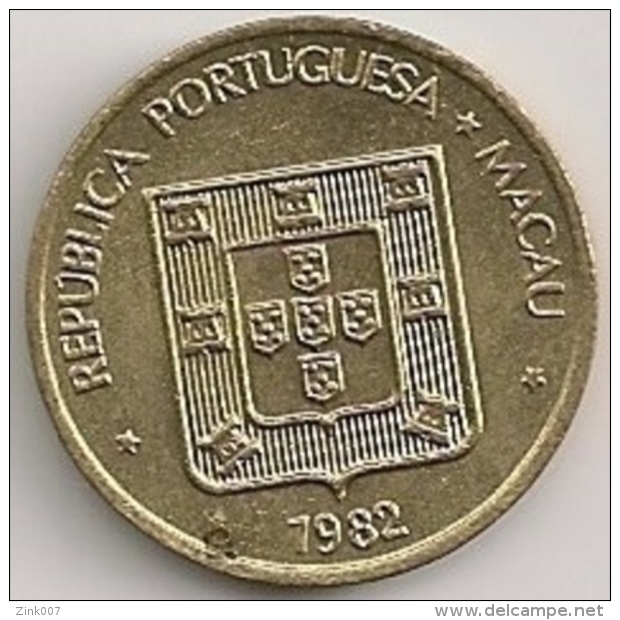 Moeda Macau/Portugal - Coin Macao 10 Avos 1982 - MBC - Macao