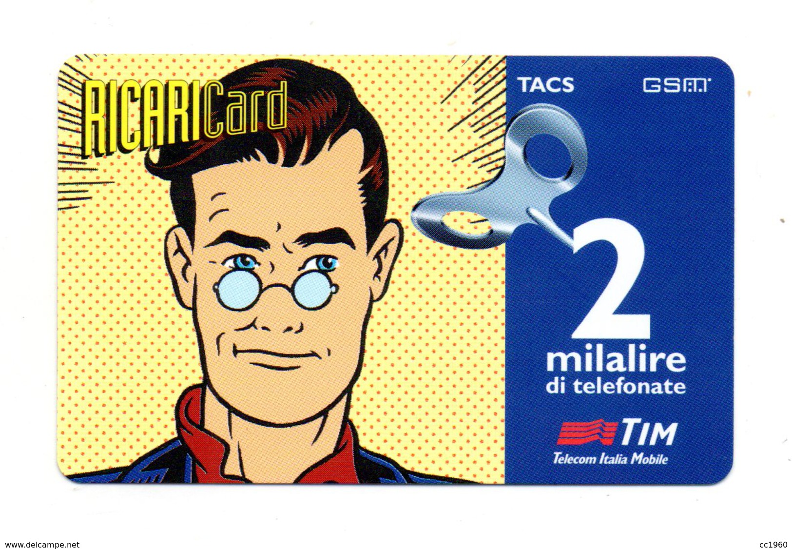 Ricarica Telefonica " TIM " Da Lire 2.000 - Campione Omaggio - Usata - Validità 01.1998 -  (FDC943) - GSM-Kaarten, Aanvulling & Voorafbetaald