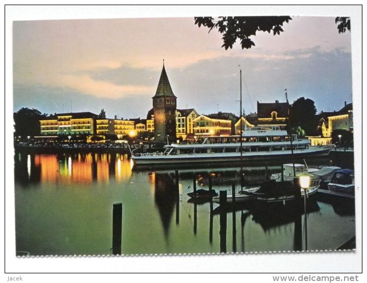 Lindau Im  Bodensee /  / Lake Ship  / Sunset / Night - Lindau A. Bodensee