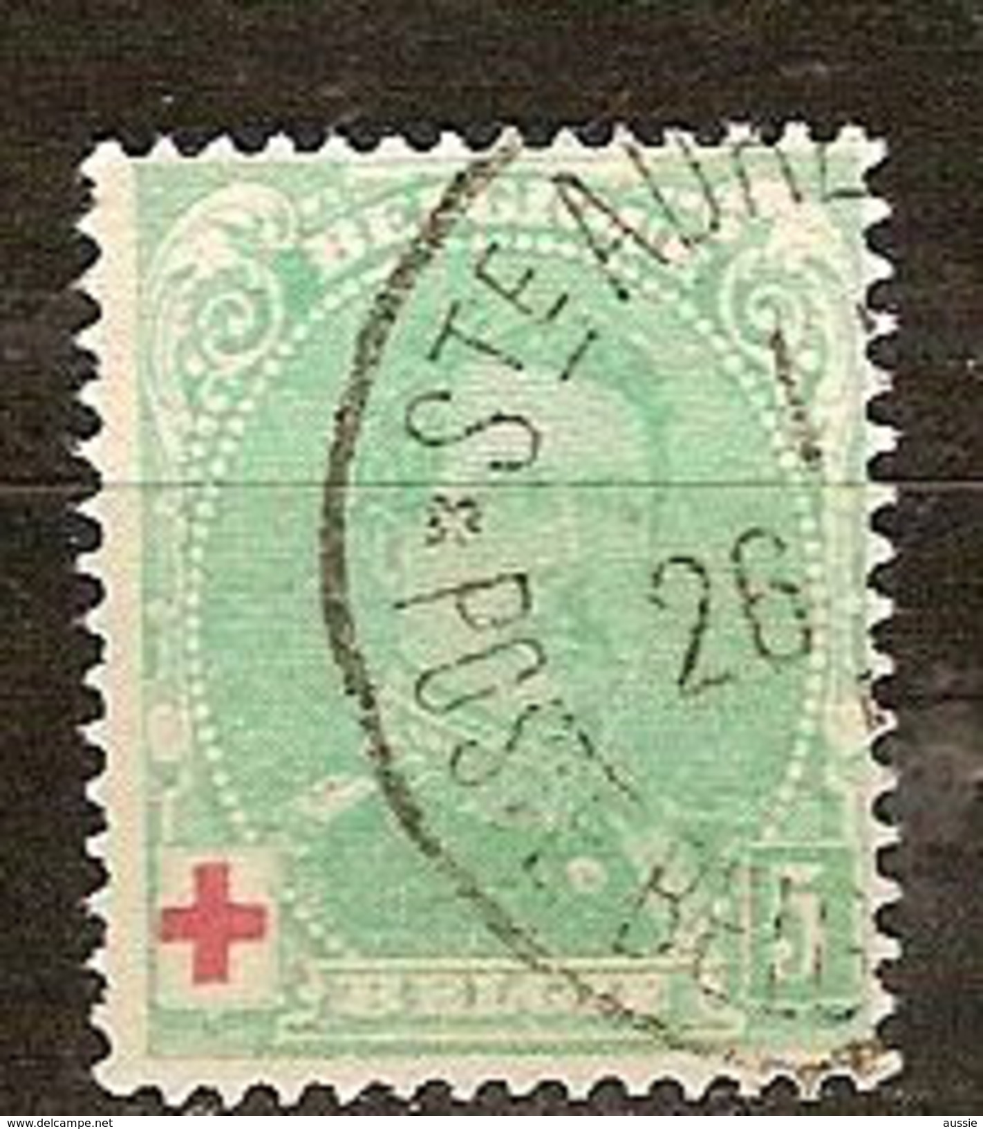 Belgie Belgique 1914 Yvertn° 129a (°) Used Cote 6 Euro - 1914-1915 Rotes Kreuz