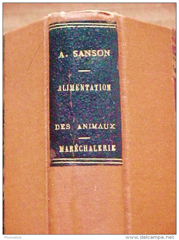 EO 1887 , ANDRE SANSON : ALIMENTATION RAISONNEE DES ANIMAUX , LA MARECHALERIE ( 1882 ) Reliés En Un Volume - Animaux