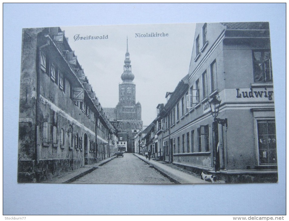 GREIFSWALD  ,schöne Karte Um 1910 - Greifswald