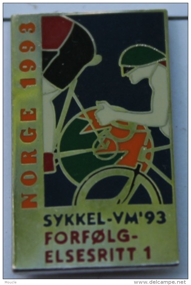 CYCLISME - CYCLISTE - VELO -  COURSE - NORGE 17-29 AUG SYKKEL VM ´93 - CHAMPIONNAT DU MONDE -          (VELO) - Ciclismo