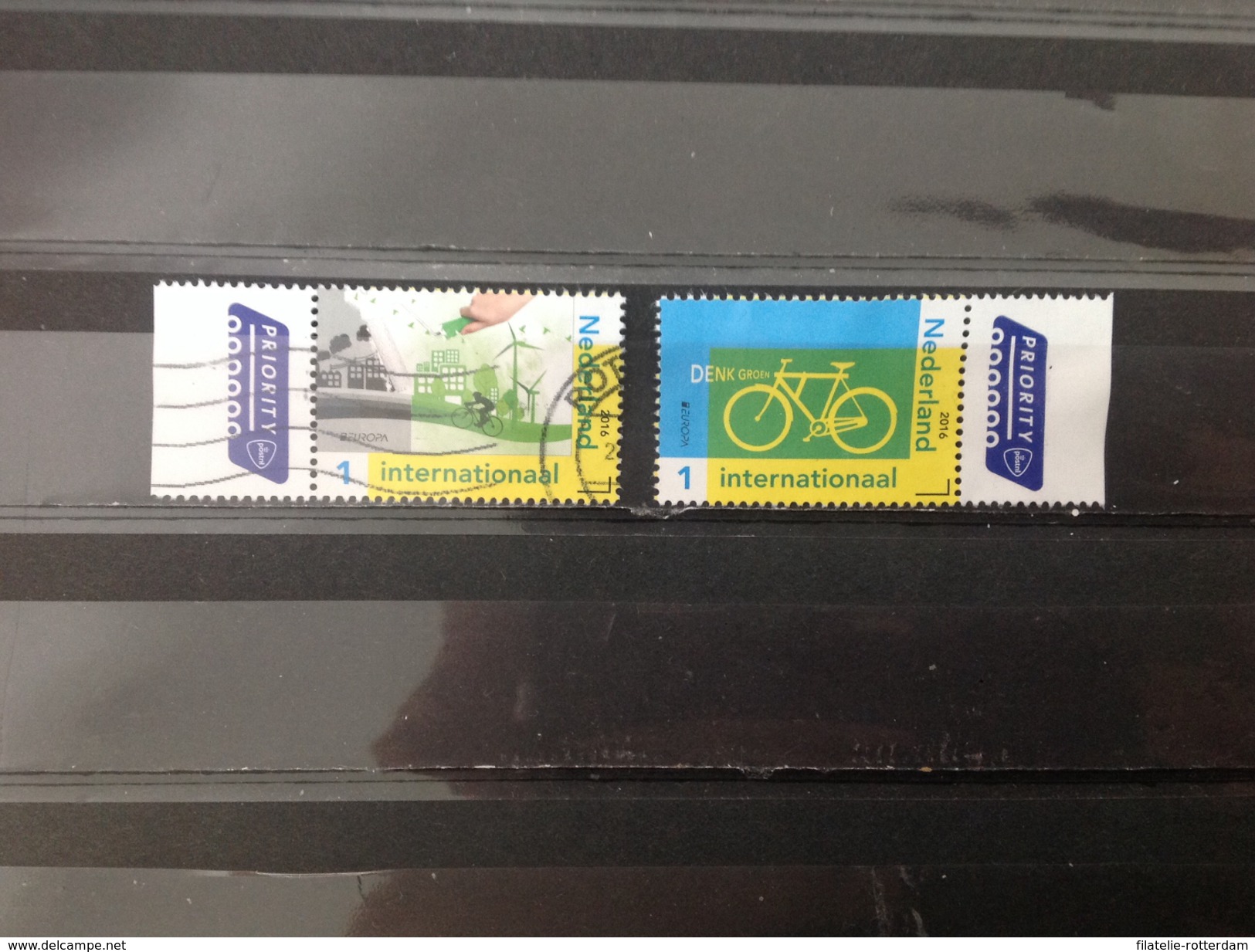 Nederland / The Netherlands - Complete Serie Europa, Denk Groen 2016 - Used Stamps