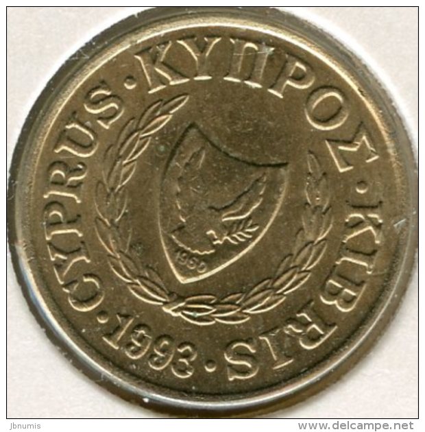 Chypre Cyprus 1 Cent 1993 KM 53.3 - Chypre
