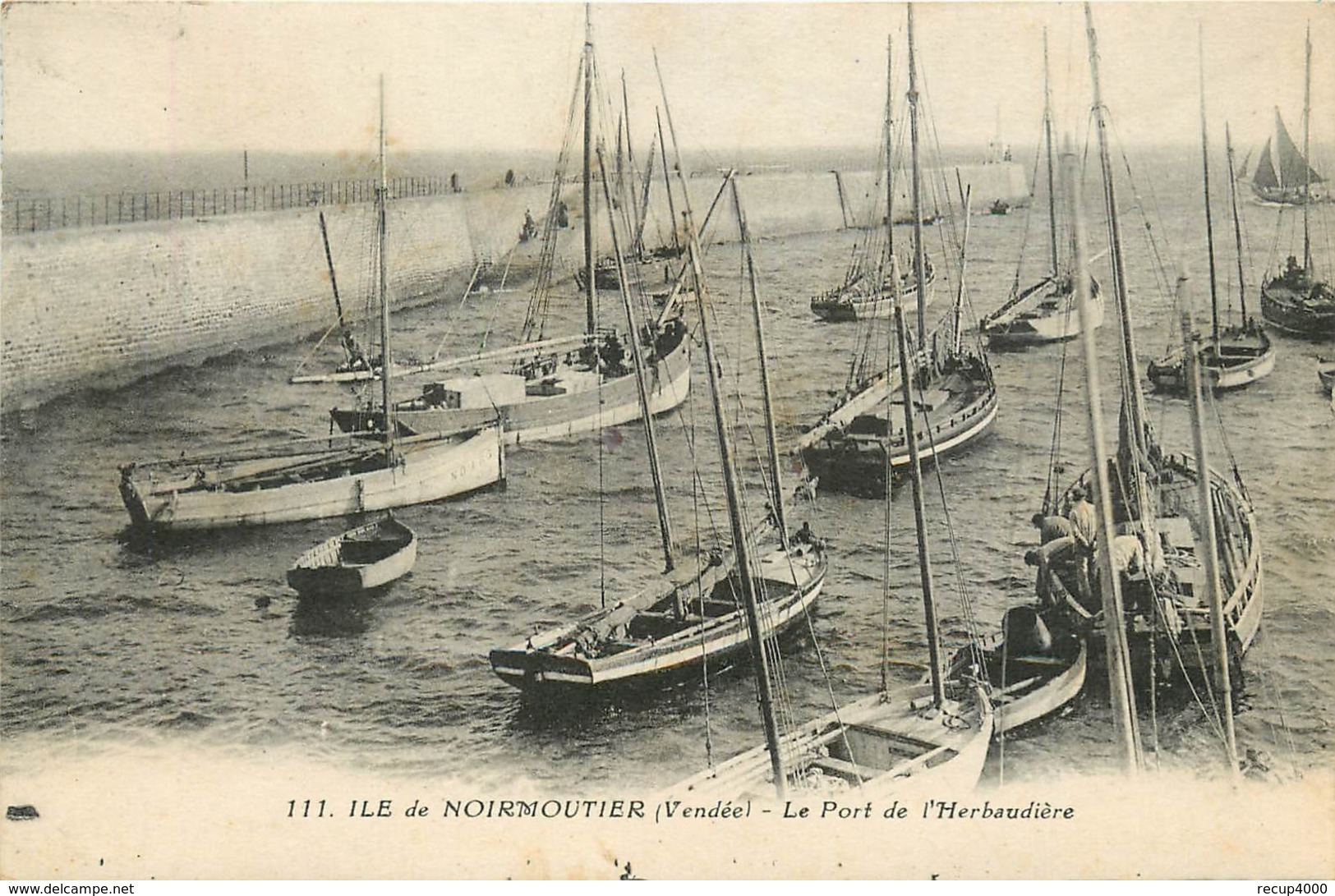 85  NOIRMOUTIER Le Port De L'herbaudière 2 Scans - Noirmoutier