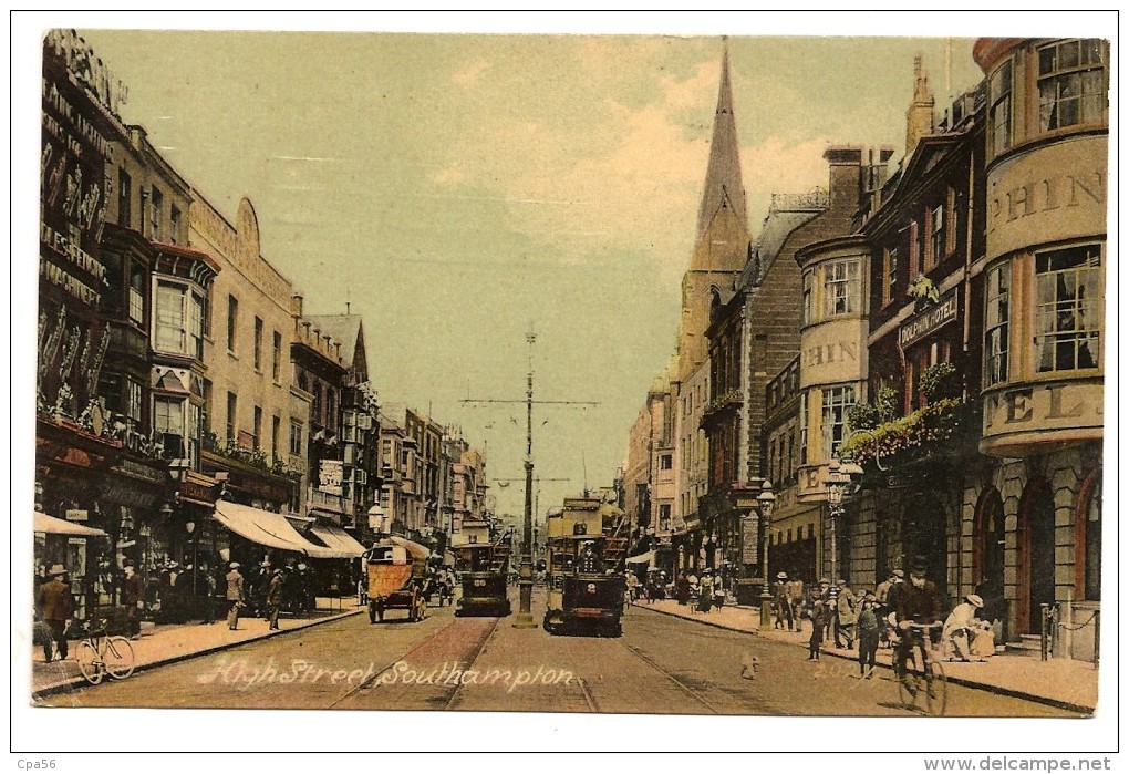 Buy It Now ! 1909 - SOUTHHAMPTON - High Street - Southampton