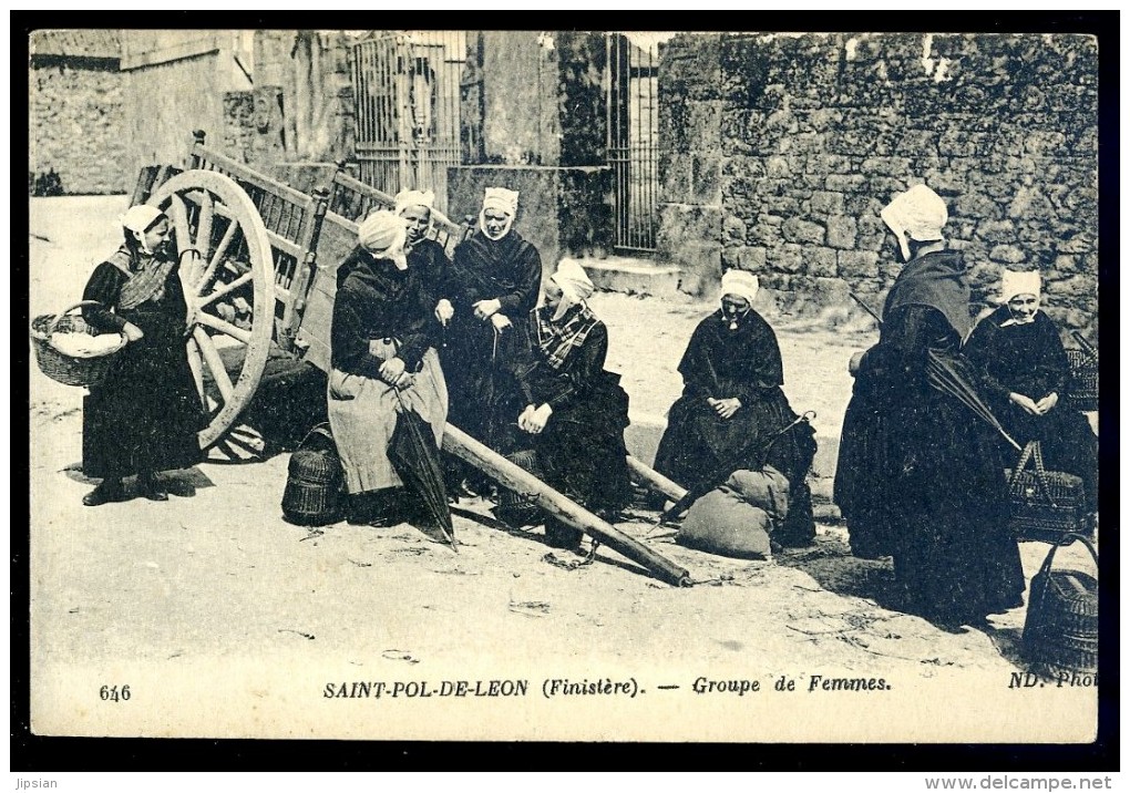 Cpa Du 29  Saint Pol De Léon Groupe De Femmes     JIP11 - Saint-Pol-de-Léon