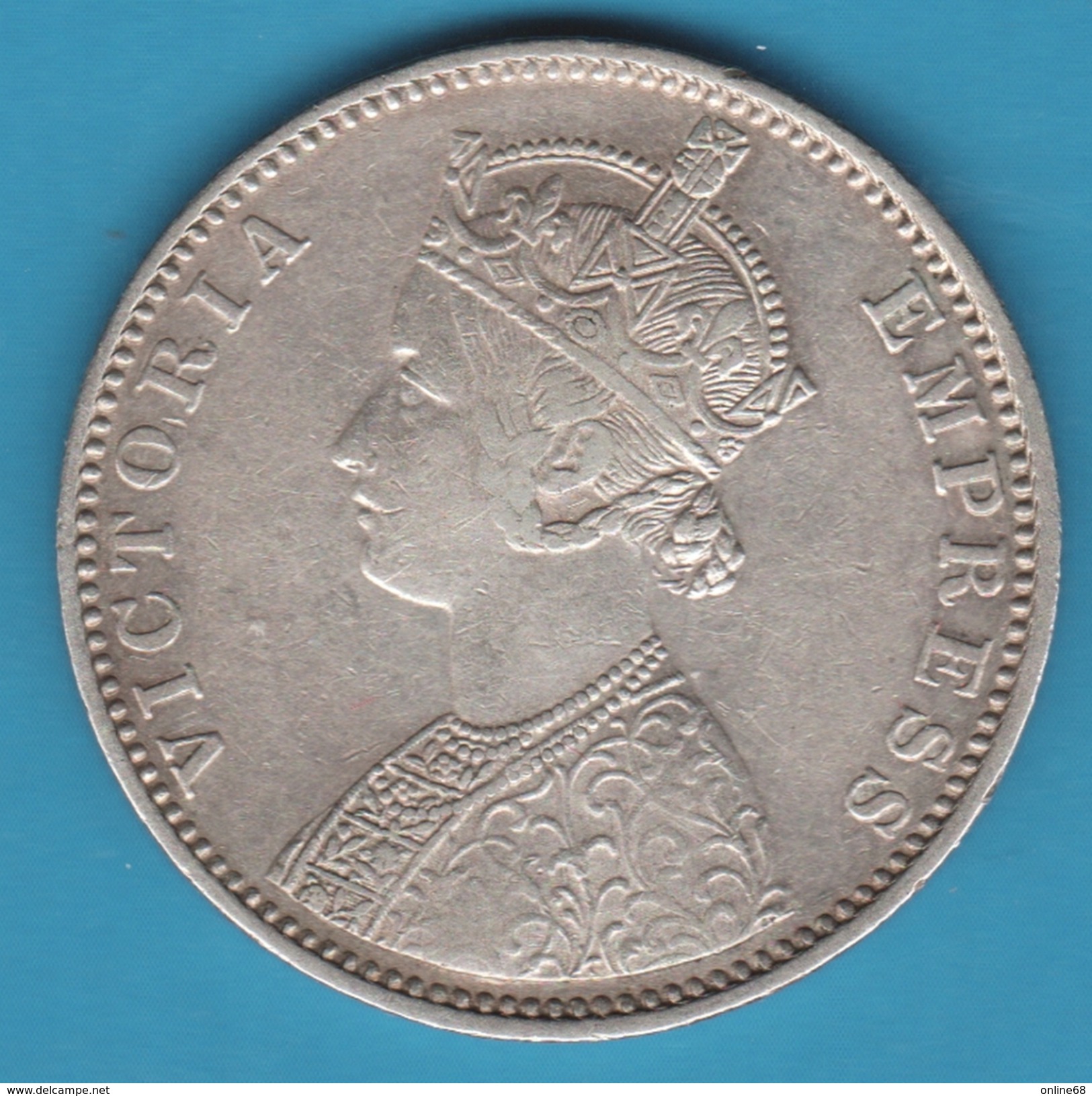 INDIA 1 RUPEE 1900 VICTORIA EMPRESS  KM# 492  ARGENT SILVER - Inde