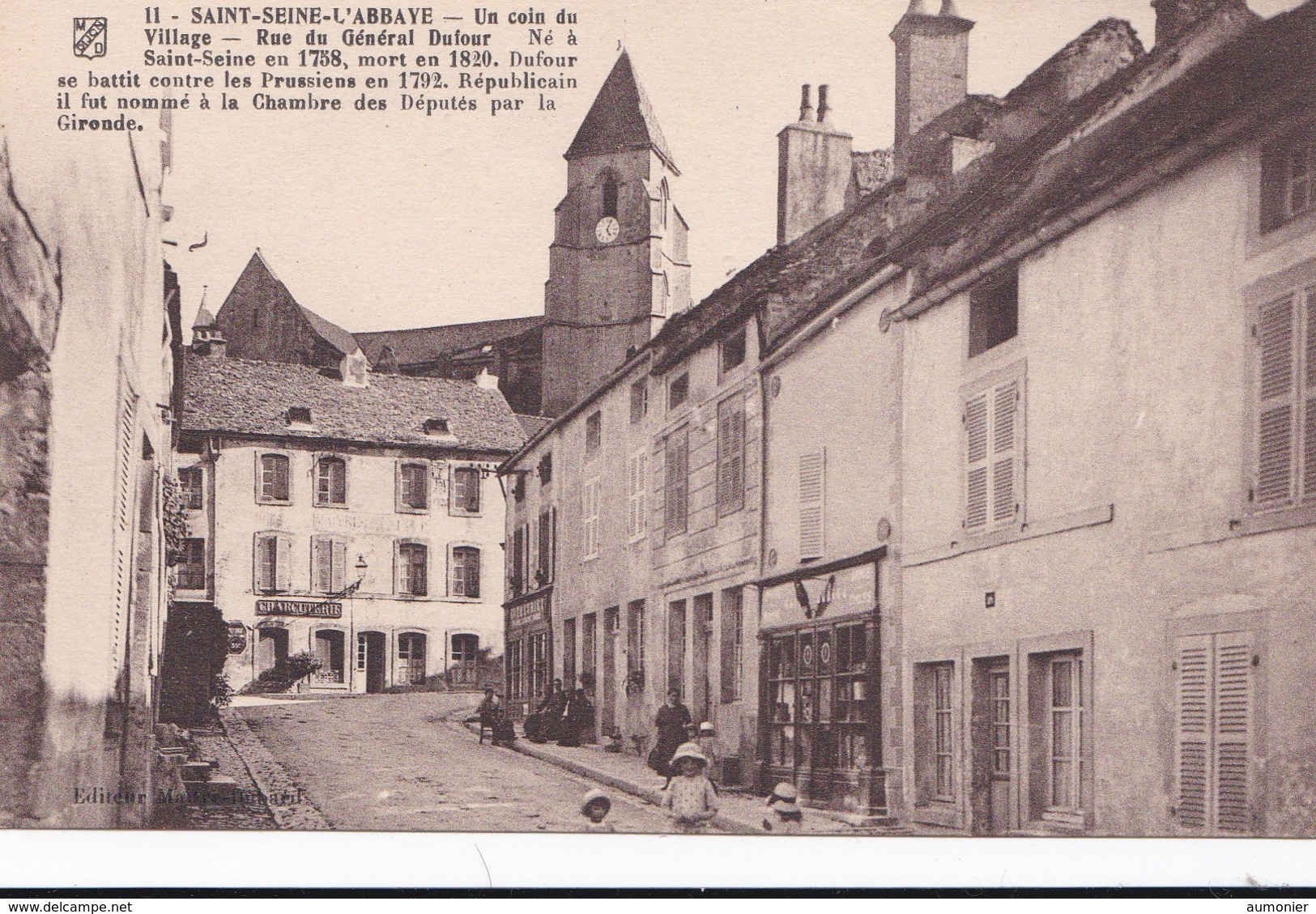 SAINT - SEINE - L' ABBAYE ( 21 )  Rue General Dufour - Otros & Sin Clasificación