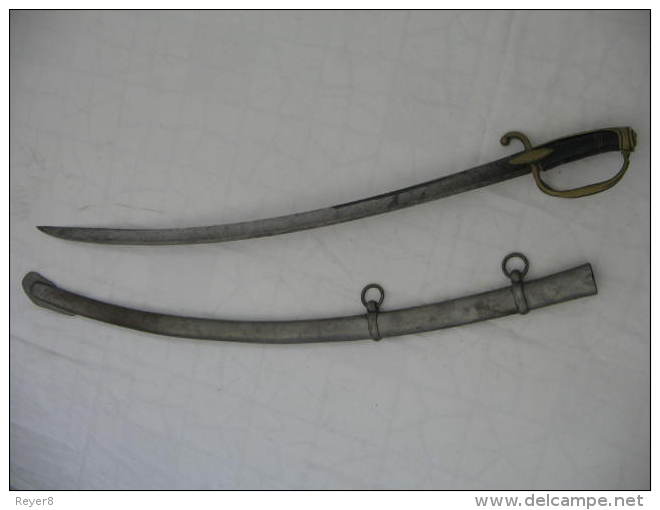 Ancien Sabre  AN IX Ou AN XI , Old Sword ,glaive, Epee - Armes Blanches