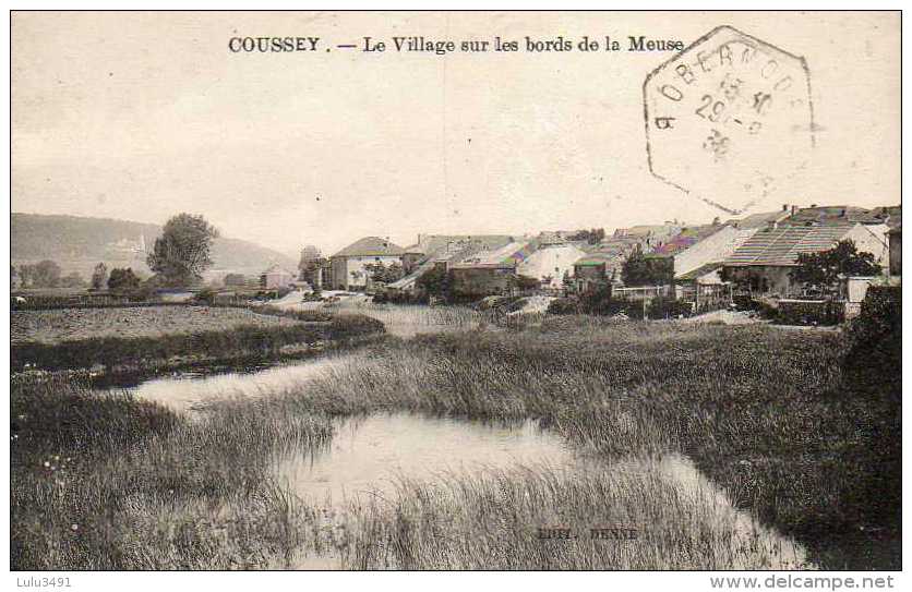 CPA - COUSSEY (88) - Aspect Du Village Sur Les Bords De La Meuse En 1936 - Coussey