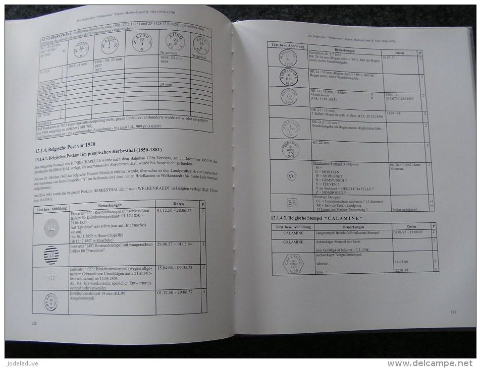 POSTGESCHICHTE Eupen Malmédy Saint Vith Amplatz Régionalisme Philatélie Timbres Poste Carte Stamp Lettre Guerre Cachets