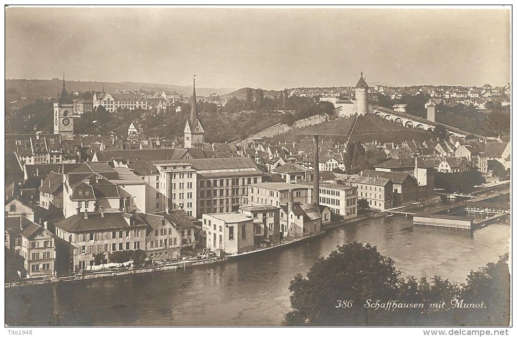 Schweiz, 1920, Schaffhausen Mit Munot, Aarburg Nach Zofingen, Siehe Scans! - Aarburg