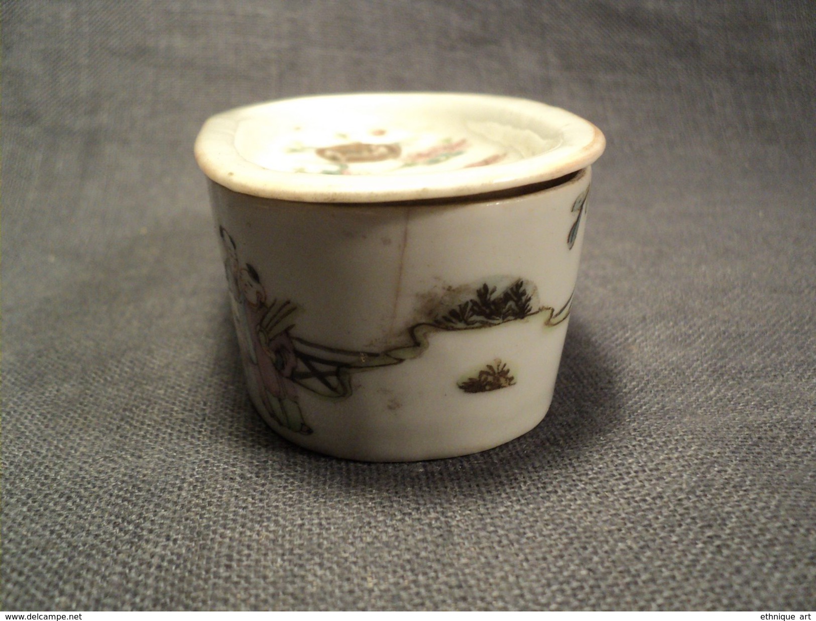 Boite à Grillons Porcelaine Chine 19ème Chinese Porcelain Ceramic19th - Art Asiatique