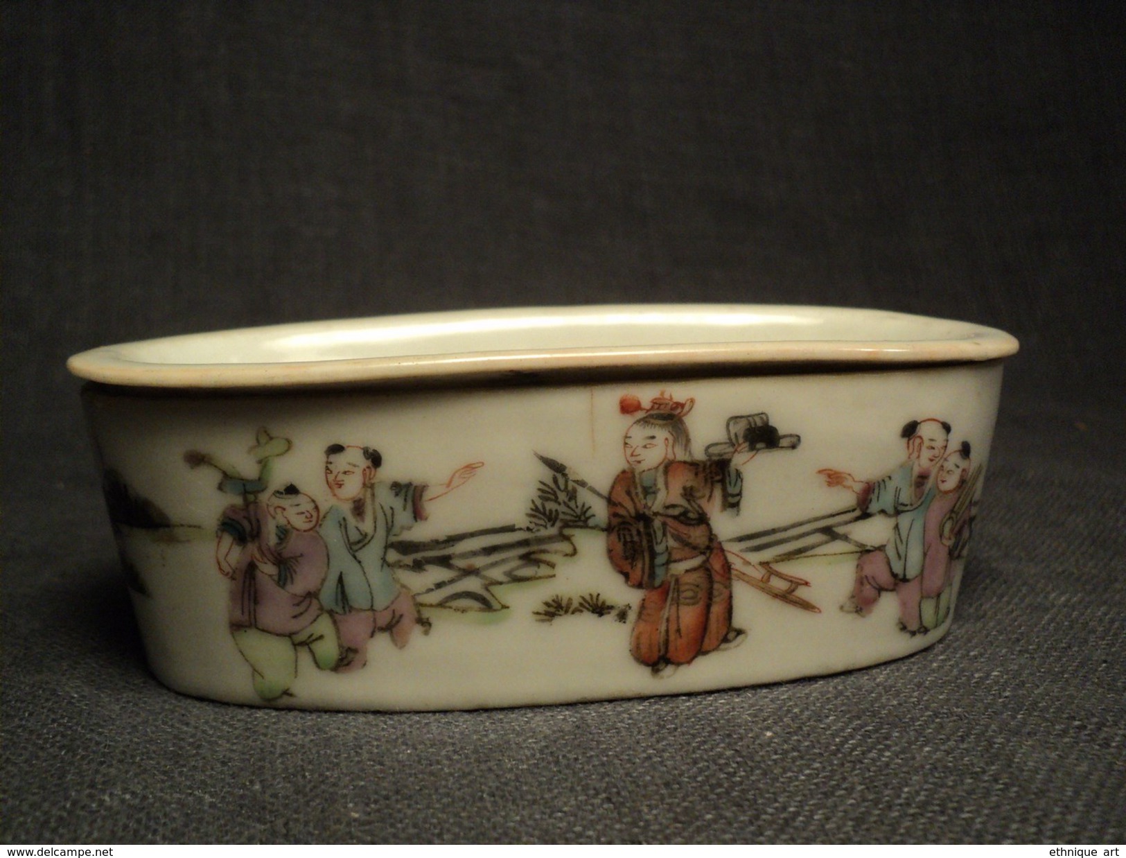 Boite à Grillons Porcelaine Chine 19ème Chinese Porcelain Ceramic19th