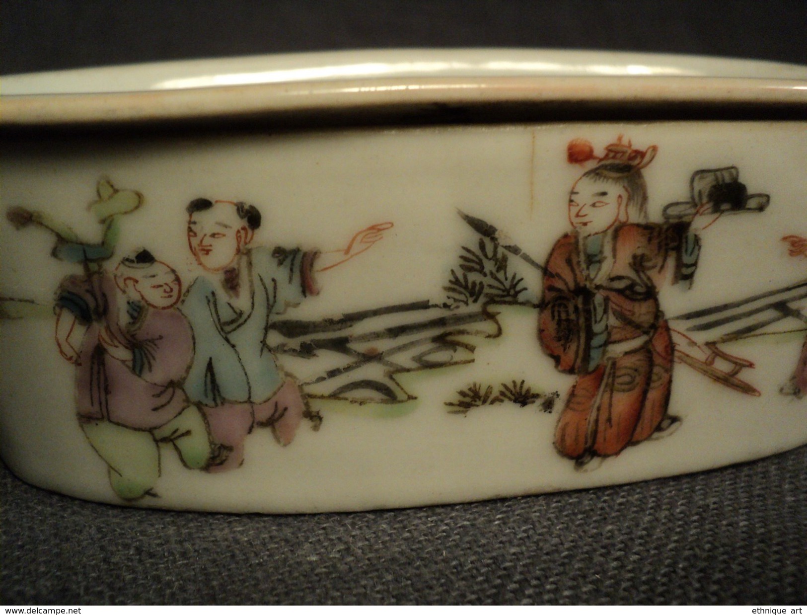 Boite à Grillons Porcelaine Chine 19ème Chinese Porcelain Ceramic19th