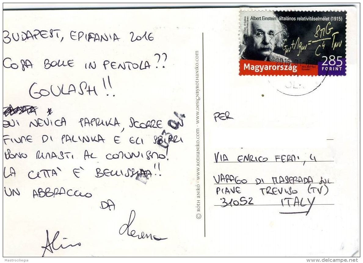 MAGYARORZAG  EINSTEIN Albert  Hungary  Postcard - Albert Einstein