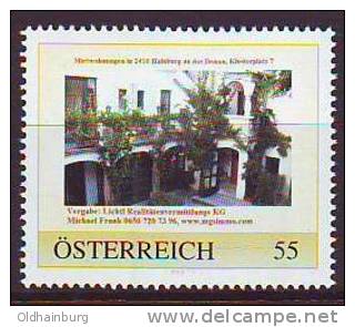 055: Personalisierte Marke Aus Österreich Altes Kloster (Klosterplatz 7) In Hainburg, Www.mgsimmo.com - Persoonlijke Postzegels