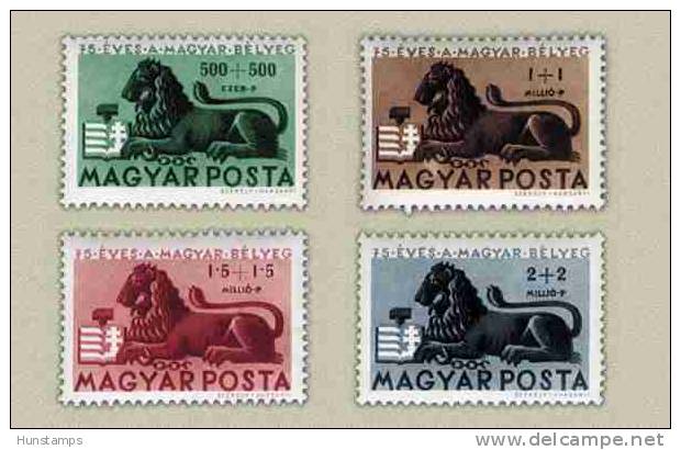 Hungary 1946. Inflation - Stamps Jubilee Horses - Complete Set MNH (**) Michel: 893-896 / 10 EUR - Nuevos